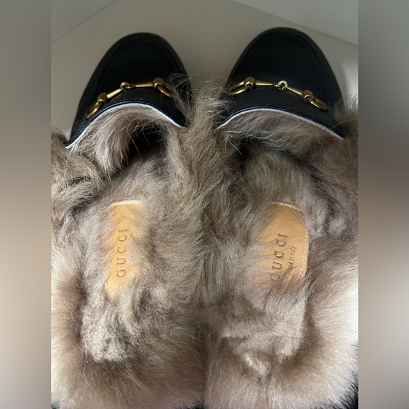 Gucci PRINCETOWN LEATHER FLATS size WOMENS 38 - Picture 3 of 10